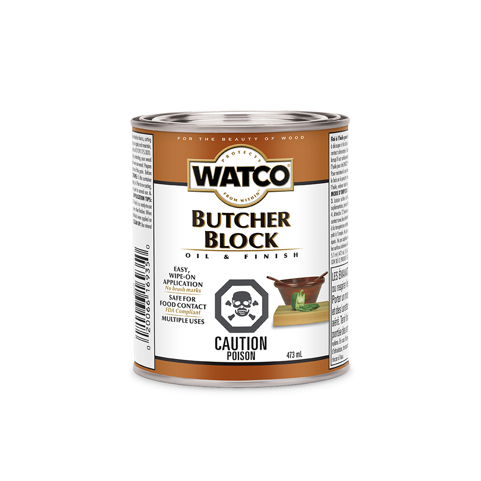 Tools Butcher Block Oil & Finish