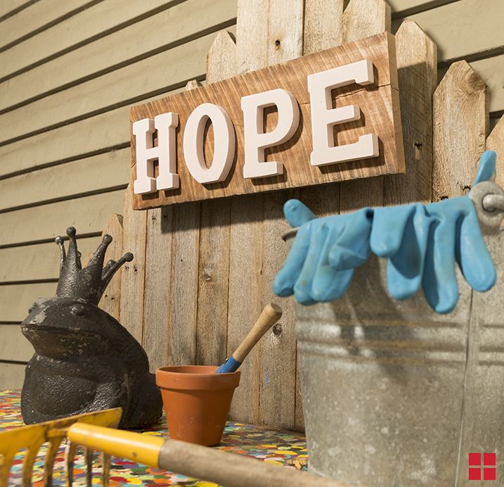 DIY Letter Wall Art project shot